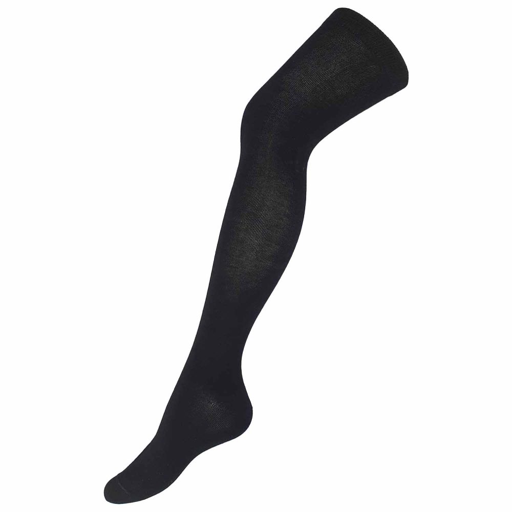overknee strumpor Black: svart strumpa som räcker över knäet