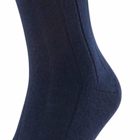 FALKE Lhasa Rib Dark Navy, detalj av hälen