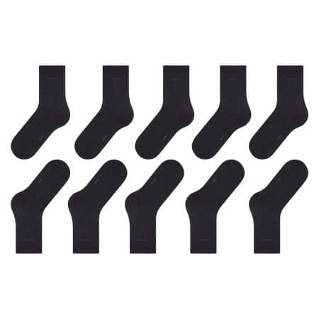 ESPRIT Solid Grey, 5-pack mörkgråa damstrumpor bild uppifrån