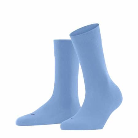 FALKE Sensitive London Arctic Blue, damstrumpor för känsliga fötter, ljusblå