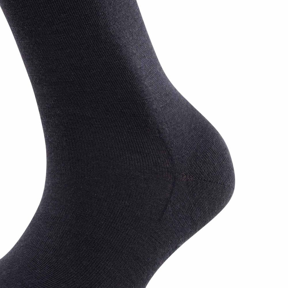 FALKE Softmerino Dark Navy, detaljbild av hälen