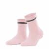 FALKE Cuddle Pads Sakura, rosa sockor med halkskydd under foten