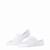 Falke Cool Kick White, vita osynliga strumpor för sneakers och träningsskor, perfekt för träning