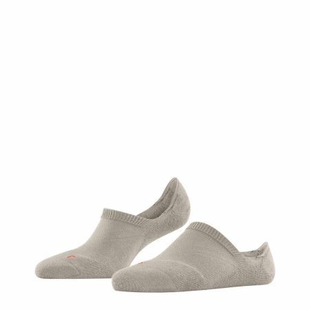 Falke Cool Kick Towel, beige färgade osynliga strumpor för sneakers och träningsskor, perfekt för träning