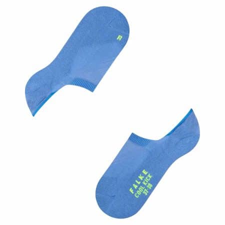 Falke Cool Kick Ribbon, blåa osynliga strumpor för sneakers och träningsskor, perfekt för träning