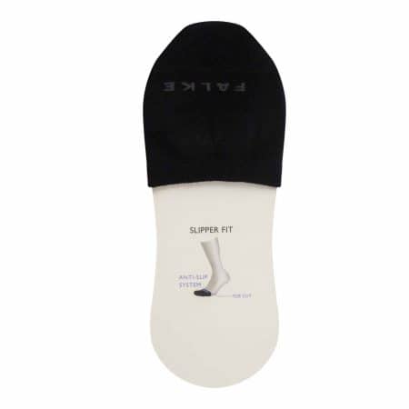 Falke Toe Sock Black, svart halvsocka för mules eller tofflor