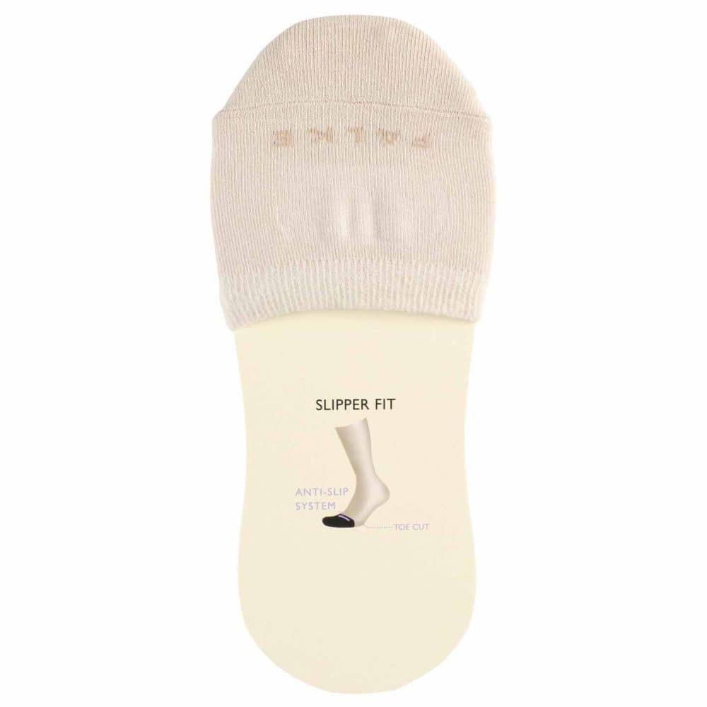 Falke Toe Sock Cream, beigefärgade halvsocka för mules eller tofflor