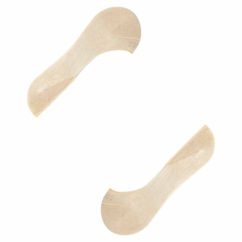 Falke Steps Medium Cream, beigefärgade osynliga strumpor för ballerinaskor, loafers och espandrillos