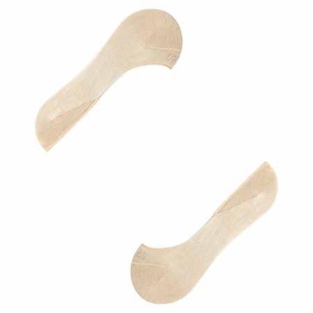 Falke Steps Medium Cream, beigefärgade osynliga strumpor för ballerinaskor, loafers och espandrillos