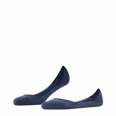 Falke Steps Medium Navy, blåa osynliga strumpor för ballerinaskor, loafers och espandrillos