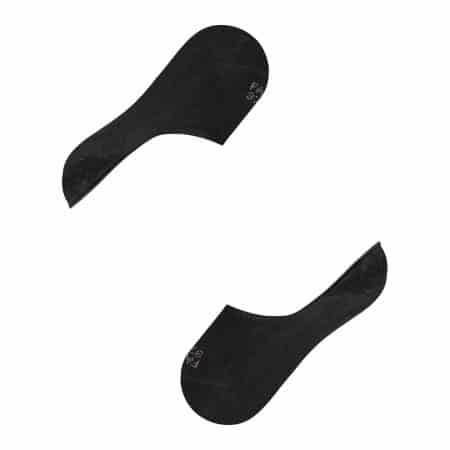 Falke Steps High Black, svarta osynliga strumpor för sneakers och loafers