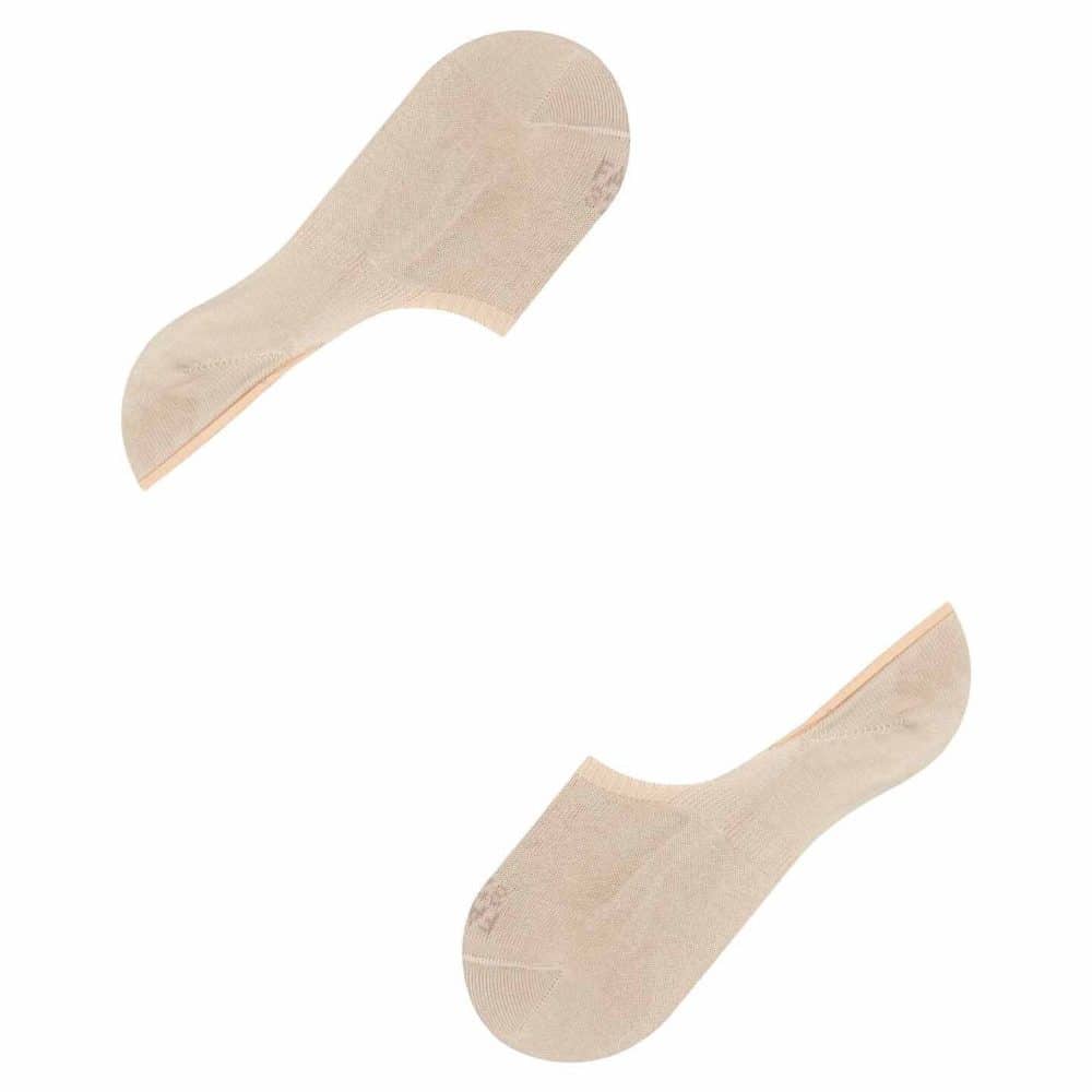 Falke Steps High Cream, hudfärgade osynliga strumpor för sneakers och loafers