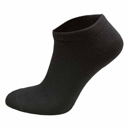 Bola Low Sock svart dubbelpack ankelstrumpor