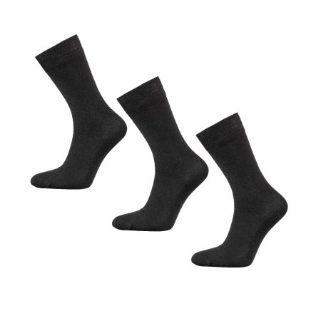 Bola Liner Merino Black, 3-pack svarta strumpor